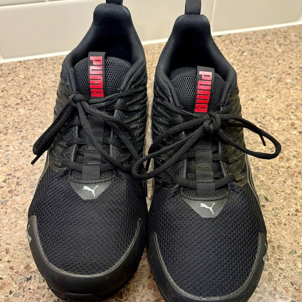 Mens Puma Voltaic Evo Running Shoe w/Softfoam - Black Size 10M